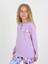 Love Lila Düğme Detaylı Kız Çocuk Pijama Takım 4
