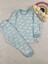 Kutup Ayısı Desen Mavi Kız Çocuk Pijama Takım 1