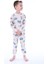 Hayvan Desenli Krem Renk Çocuk Pijama Takımı 3
