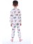 Hayvan Desenli Krem Renk Çocuk Pijama Takımı 4
