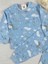 Bulut Desen Mavi Kız Çocuk Pijama Takım 2