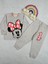 Minykids Minnie Mouse Desen Krem Kız Çocuk Pijama Takım 1