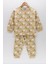 Tavşan Desen Iki Iplik Krem Kız Çocuk Pijama Takım 1