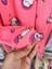 Kalp Desen Fitilli Pembe Kız Çocuk Pijama Takım 2