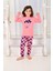 Kalp Desen Somon Kız Çocuk Pijama Takım 1