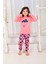 Kalp Desen Somon Kız Çocuk Pijama Takım 2