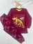 Dinozor Desen Bordo Erkek Çocuk Pijama Takım 1