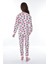 Minykids Sincap Desenli Beyaz Çocuk Pijama Takımı 4