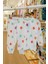 Renkli Çiçek Desen Kız Çocuk Pijama Takım 3