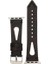 Apple Watch Deri Kordon 42 ve 44 mm Uyumlu Siyah 3