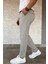 Erkek Bel Lastikli Duble Paça Jogger Pantolon P-00013730 2