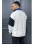 Erkek Dik Yaka Garnili Şardonlu Üç Iplik Sweatshirt 1