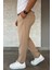 Erkek Bel Lastikli Duble Paça Jogger Pantolon P-00013730 3