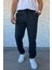 Erkek Bel Lastikli Duble Paça Jogger Pantolon P-00013730 4