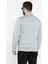 Erkek Nakışlı Fermuarlı Şardonlu Üç Iplik Sweatshirt 4