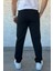 Erkek Bel Lastikli Duble Paça Jogger Pantolon P-00013730 3