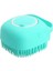 Pet Köpek Şampuan Fırçası 2.7oz 80ML Kedi Masaj Tarak Banyo Için Bakım Scrubber Kısa Saç Yumuşak Silikon Kauçuk (Yurt Dışından) 1