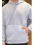 Erkek Kapüşonlu Kanguru Cepli Polar Sweatshirt 4