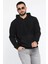 Erkek Kapüşonlu Kanguru Cepli Polar Sweatshirt 2