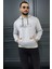 Erkek Kapüşonlu Baskılı Sweatshirt 1