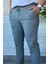 Bel Bağlama Detaylı Kendinden Desenli Jogger Erkek Pantolon P-00013650 4
