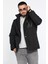 Erkek Kapüşonlu Içi Peluş Softshell Mont 1