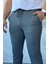 Kendinden Çizgi Desenli Erkek Bel Bağlamalı Jogger Pantolon P-00013652 4