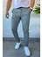 Erkek Kendinden Desenli Bel Bağlamalı Jogger Pantolon P-00013647 1