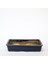 Köşeli Bonsai Saksısı Japon No.19-Sırlı Mavi (25 Cm) 2