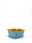 Muffin Kare Kağıt Mavi Puantiyeli Altın Cupcake Kek Kalıbı - 25 Adetlik 5 Paket 3