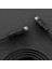 60W USB Type-C To Type-C Silikon Hızlı Şarj ve Data Kablosu Siyah 1 Metre 4