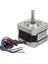 NEMA17 JK42HS34-1334 42BYG Yuvarlak Shaft Step Motor 1.3A - 34MM 2