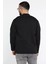 Yazı Baskılı Cepli Double Face Erkek Sweatshirt 3