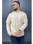 Yazı Baskılı Cepli Double Face Erkek Sweatshirt 2