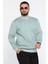 Erkek Ön Baskılı Şardonlu Üç Iplik Sweatshirt 2