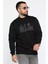 Erkek Ön Baskılı Şardonlu Üç Iplik Sweatshirt 2