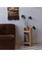 Ahşap Dergilik Minimalist Sehpa Kitaplık Doğal AHŞAP 4