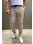 Erkek Bel Lastikli Bağcıklı Gabardin Pantolon P-00013398 1