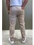 Erkek Bel Lastikli Bağcıklı Gabardin Pantolon P-00013398 4