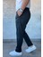 Erkek Bel Lastikli Bağcıklı Gabardin Pantolon P-00013398 2