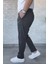 Erkek Bel Lastikli Bağcıklı Gabardin Pantolon P-00013398 2