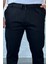 Erkek Bel Lastikli Bağcıklı Gabardin Pantolon P-00013398 4