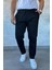 Erkek Bel Lastikli Bağcıklı Gabardin Pantolon P-00013398 1