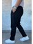 Erkek Bel Lastikli Bağcıklı Gabardin Pantolon P-00013398 2