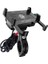 12V Motosiklet Alüminyum Alaşımlı Cep Telefonu Braketi M6-S(Siyah) (Yurt Dışından) 2