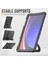 Samsung Galaxy Tab S10 Ultra Için Silikon Hibrit Pc Kılıfı (Yurt Dışından) 4
