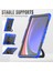 Samsung Galaxy Tab S10 Ultra Için Silikon Hibrit Pc Kılıfı (Yurt Dışından) 4