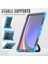 Samsung Galaxy Tab S10 Ultra Için Silikon Hibrit Pc Kılıfı (Yurt Dışından) 4
