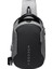 Çok Fonksiyonlu Crossbody Çanta Erkek Göğüs Çantası USB Şarj Portu ile Su Geçirmez Omuz Çantası (Yurt Dışından) 1