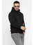 Erkek Kapüşonlu Şardonlu Baskılı Sweatshirt 2